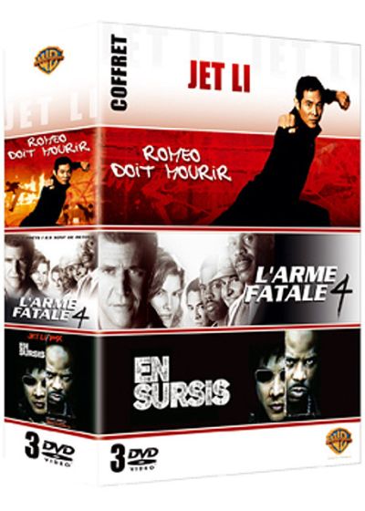 Jet Li - Coffret - Roméo doit mourir + L'arme fatale 4 + En sursis - DVD