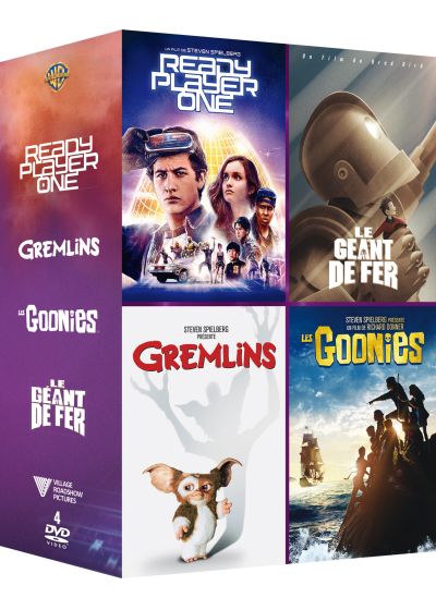 Ready Player One + Gremlins + Les Goonies + Le Géant de fer (Pack) - DVD