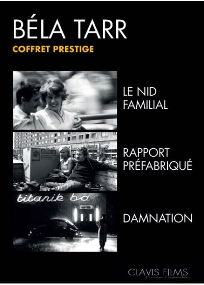 Béla Tarr - Coffret 3 Films : Le nid familial + Rapport préfabriqué + Damnation (Pack) - DVD