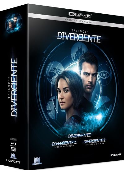 Divergente - Coffret : Cinq destins, un seul choix + L'insurrection + Au-delà du mur (4K Ultra HD + Blu-ray) - 4K UHD