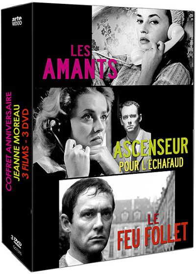 Jeanne Moreau - Coffret - Les amants + Ascenseur pour l'échafaud + Le feu follet - DVD