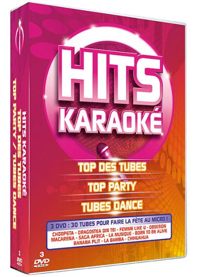 Hits karaoké - Coffret - Top des tubes + Top Party + Tubes Dance - DVD