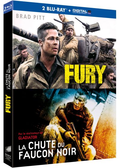 Fury + La chute du Faucon Noir (Blu-ray + Copie digitale) - Blu-ray