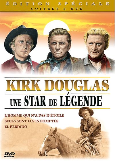 Western légendaire - Coffret Kirk Douglas : L'homme qui n'a pas d'étoile + Seuls sont les indomptés + El perdido (Pack) - DVD