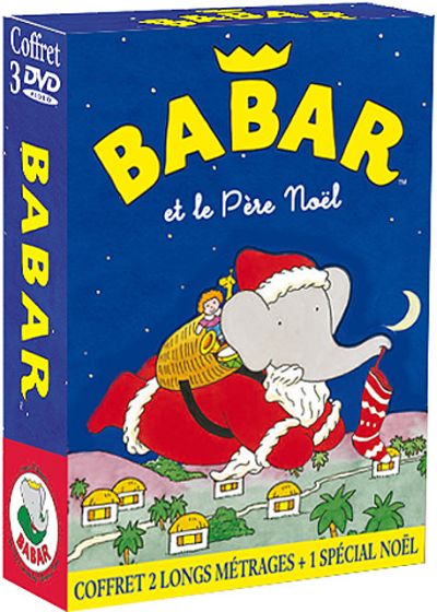 Babar - Le triomphe de Babar + Babar, roi des éléphants + Babar et le Père Noël (Pack) - DVD
