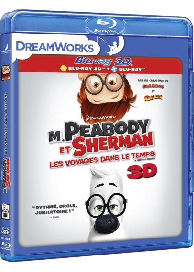 M. Peabody et Sherman (Combo Blu-ray 3D + Blu-ray + DVD) - Blu-ray 3D