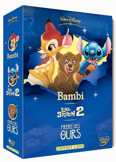 Bambi + Lilo & Stitch 2 - Hawaï, nous avons un problème ! + Frère des ours - DVD