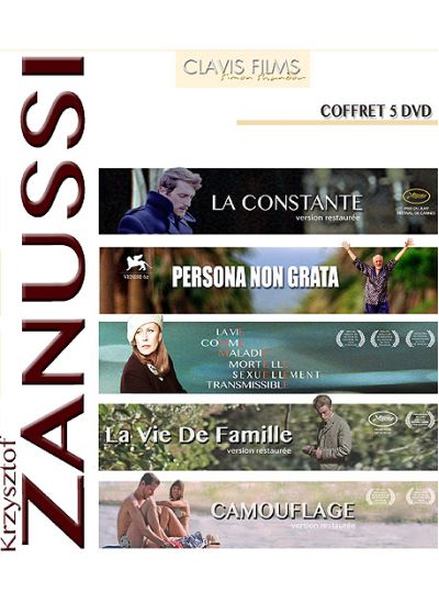 Krzysztof Zanussi - Coffret 5 films : La constante + Persona non grata + La vie comme maladie mortelle sexuellement transmissible + La vie de famille + Camouflage (Pack) - DVD