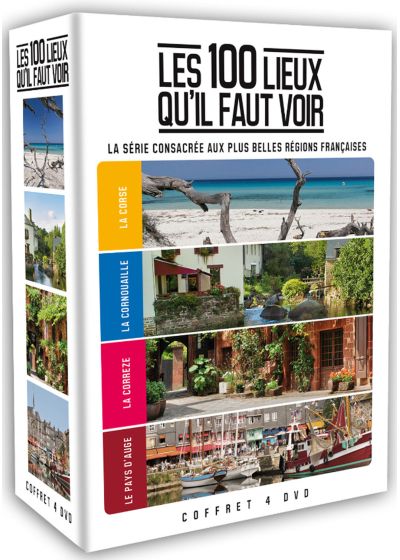 Les 100 lieux qu'il faut voir : La Corse + La Cornouaille + La Corrèze + Le Pays d'Auge (Pack) - DVD