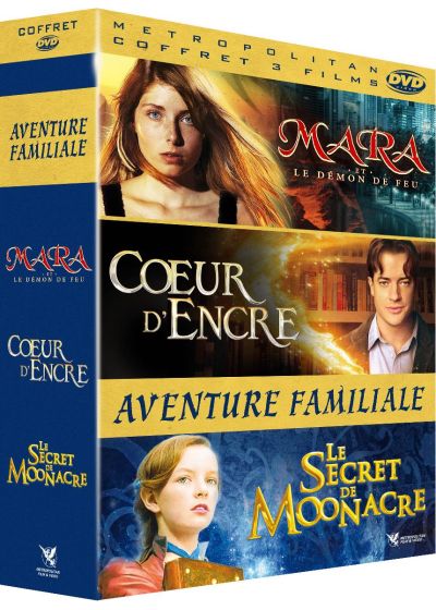 Aventure familiale : Mara et le Démon de Feu + Coeur d'encre + Le Secret de Moonacre (Pack) - DVD