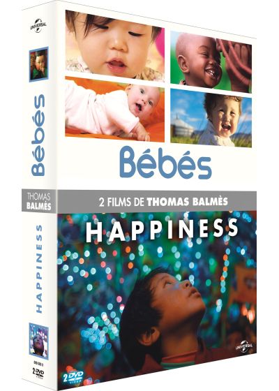 2 films de Thomas Balmès : Bébés + Happiness (Pack) - DVD
