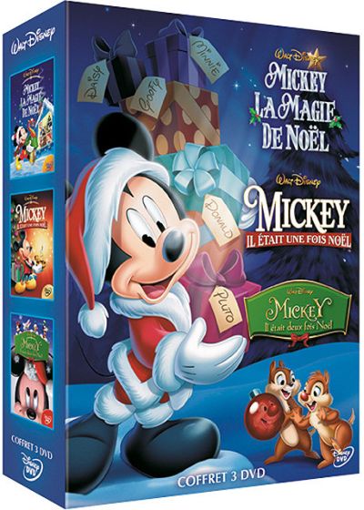 Coffret - Mickey, la magie de Noël + Mickey, il était une fois Noël + Mickey, il était deux fois Noël (Pack) - DVD