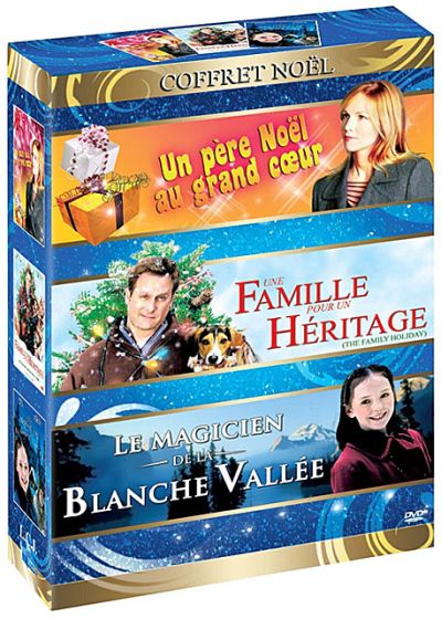 Coffret Noël : Un père Noël au grand coeur + Une famille en héritage + Le magicien de la blanche vallée (Pack) - DVD