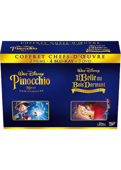 Pinocchio + La Belle au Bois Dormant (Pack) - Blu-ray