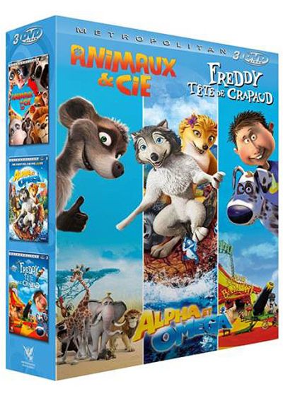 DVDFr - Enfants 3D - Coffret 3 films : Animaux & Cie + Alpha & Omega +  Freddy tête de crapaud (Pack) - DVD