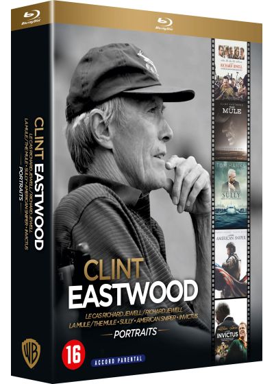 Clint Eastwood - Portraits - 5 films collection : Le Cas Richard Jewell + La Mule + Sully + American Sniper + Invictus