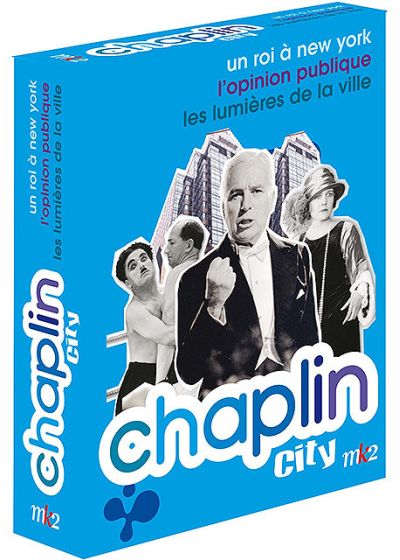 Chaplin City - Coffret - Un roi à New York + L'opinion publique + Les lumières de la ville - DVD