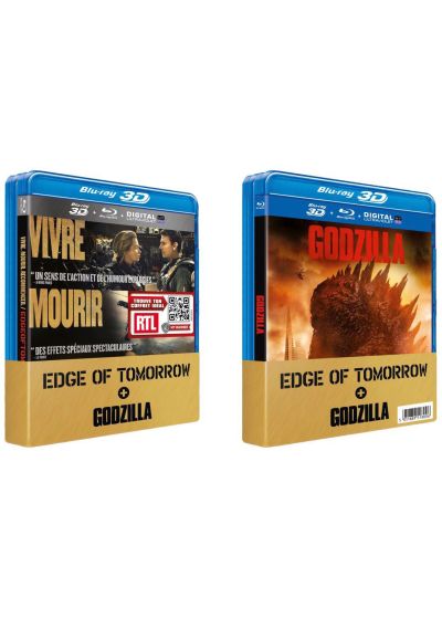 Edge of Tomorrow + Godzilla (Blu-ray 3D + Blu-ray 2D) - Blu-ray 3D