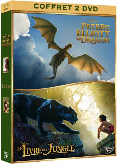 Le Livre de la jungle + Peter et Elliott le dragon (Pack) - DVD