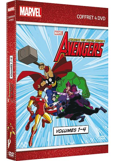 Avengers : l'équipe des super-héros - Coffret 4 DVD - Volumes 1-4 - DVD