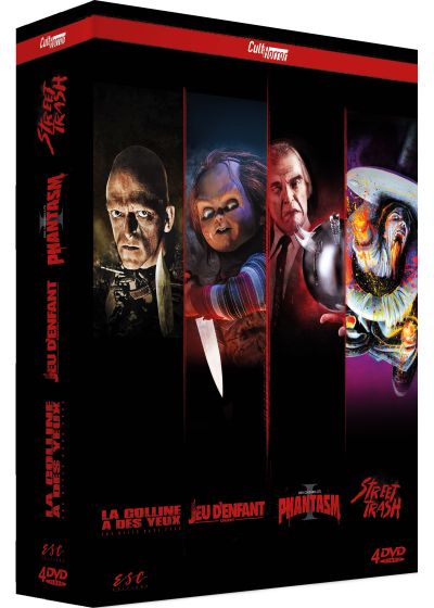 Cult'Horror : Phantasm + Chucky - Jeu d'enfant + Street Trash + La Colline a des yeux (Pack) - DVD