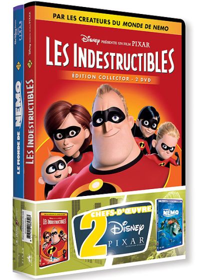 Les Indestructibles + Le monde de Némo (Pack) - DVD