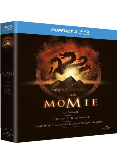 La Momie - Coffret trilogie : La Momie + Le Retour de la momie + La Momie - La tombe de l'Empereur Dragon - Blu-ray