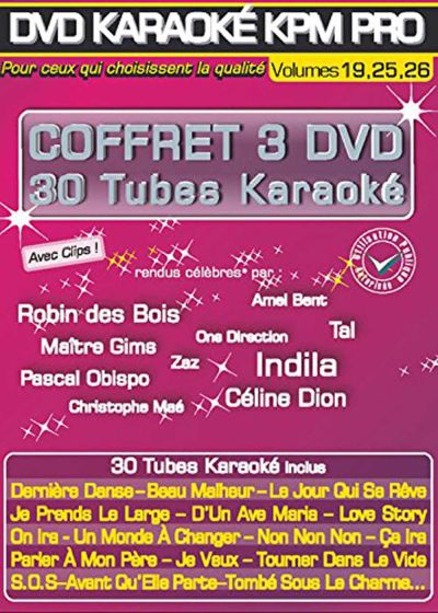 DVD Karaoké KPM Pro - Vol. 19, 25 & 26 - DVD