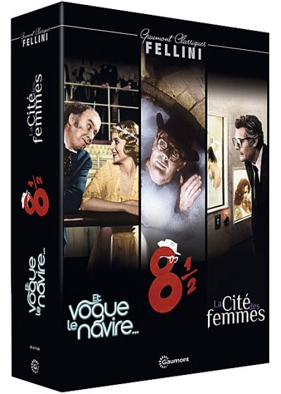 Coffret Fellini : 8 1/2 + Et vogue le navire... + La cité des femmes - DVD