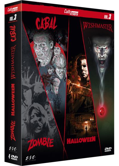 Cult'Horror n° 3 : Zombie + Halloween + Wishmaster + Cabal (Pack) - DVD