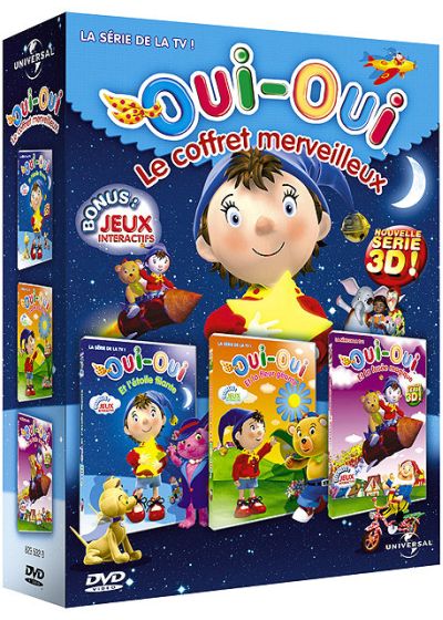 Oui-Oui, le coffret enchanté - Oui-Oui et l'étoile filante + Oui-Oui et la fleur géante + Oui-Oui et la fusée magique - DVD