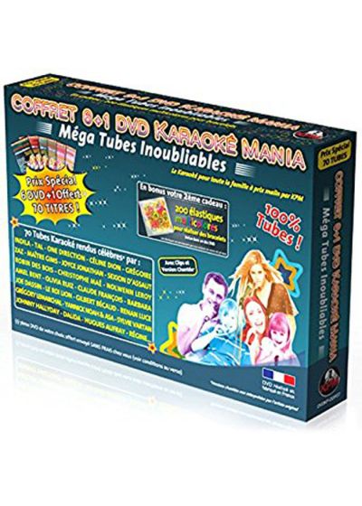 Coffret Karaoké Mega tubes inoubliables + DVD Karaoké Mania - DVD