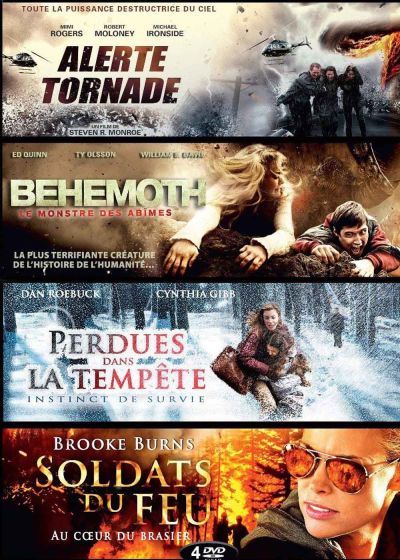 Coffret Apocalypse : Alerte Tornade + Le monstre des abîmes + Perdues dans la tempête + Soldats du feu (Pack) - DVD