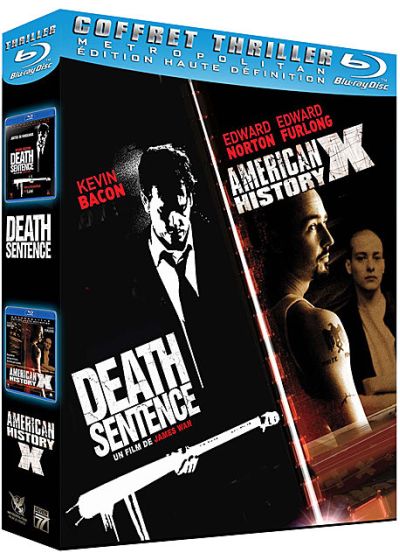 Coffret Thriller : American History X + Death Sentence (Pack) - Blu-ray