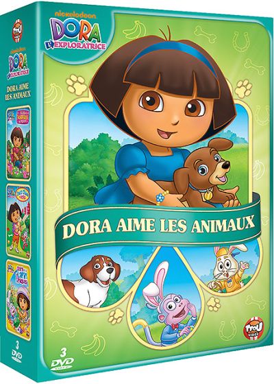 Dora l'exploratrice - Coffret - Dora aime les animaux (Pack) - DVD
