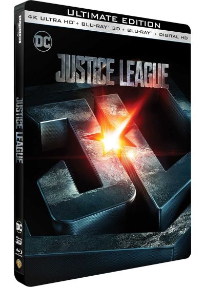 Justice League (4K Ultra HD + Blu-ray 3D + Blu-ray + Digital HD - Édition boîtier SteelBook) - 4K UHD