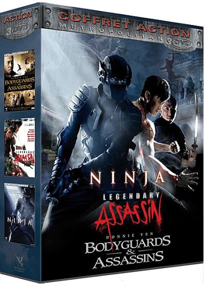 Coffret Action : Ninja + Legendary Assassin + Bodyguards & Assassins (Pack) - DVD