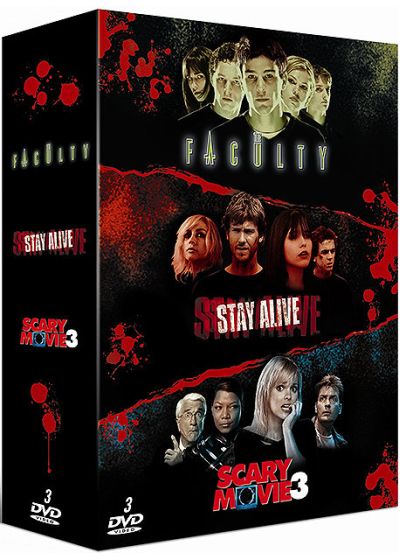 Coffret - Ado-horreur - The Faculty + Stay Alive + Scary Movie 3 - DVD