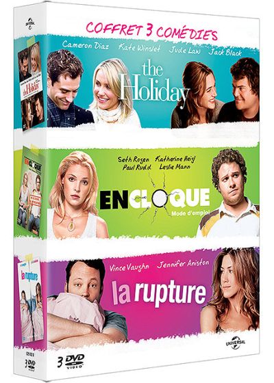 Comédies ! - Coffret - En cloque, mode d'emploi + The Holiday + La rupture (Pack) - DVD