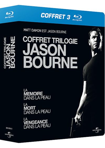 Jason Bourne - Coffret trilogie : La mémoire dans la peau + La mort dans la peau + La vengeance dans la peau - Blu-ray