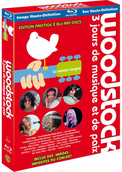 Woodstock - 3 jours de musique et de paix (Édition Limitée) - Blu-ray