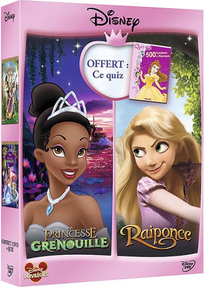 Raiponce + La Princesse et la grenouille (+ 1 miroir) - DVD