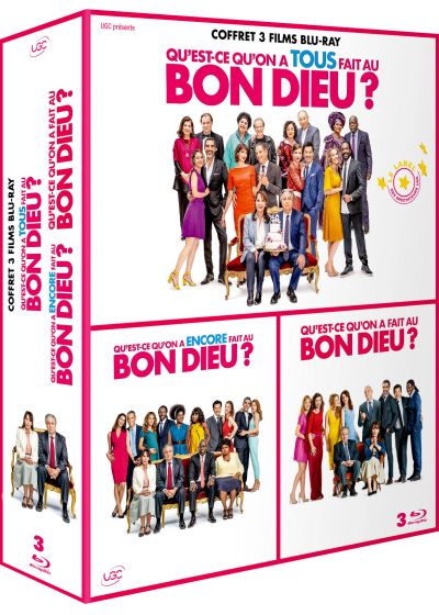 Qu'est-ce qu'on a fait au Bon Dieu ? + Qu'est-ce qu'on a encore fait au Bon Dieu ? + Qu'est-ce qu'on a tous fait au Bon Dieu ? - Blu-ray