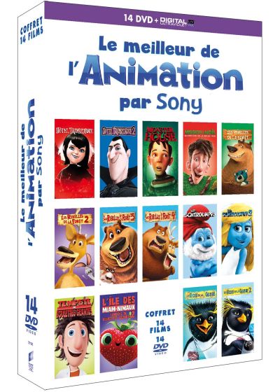 Le Meilleur de l'Animation par Sony - Coffret 14 DVD (DVD + Copie digitale) - DVD