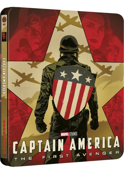 Captain America : The First Avenger (Mondo SteelBook - 4K Ultra HD + Blu-ray) - 4K UHD