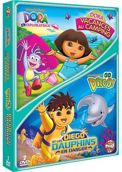 Dora l'exploratrice - Vacances au camping + Go Diego! - Diego et les dauphins en danger (Pack) - DVD