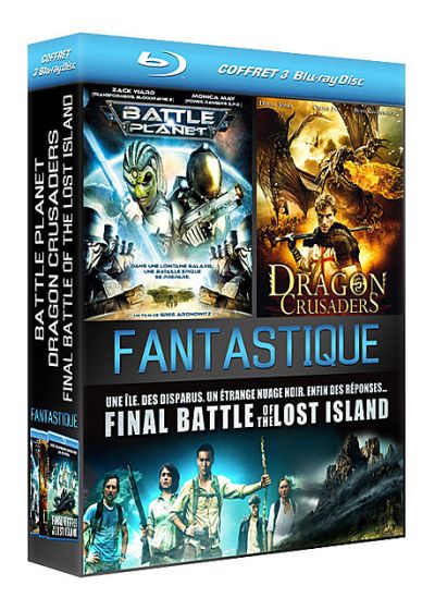 Coffret Fantastique : Battle Planet + Dragon Crusaders + Final Battle of the Lost Island (Pack) - Blu-ray