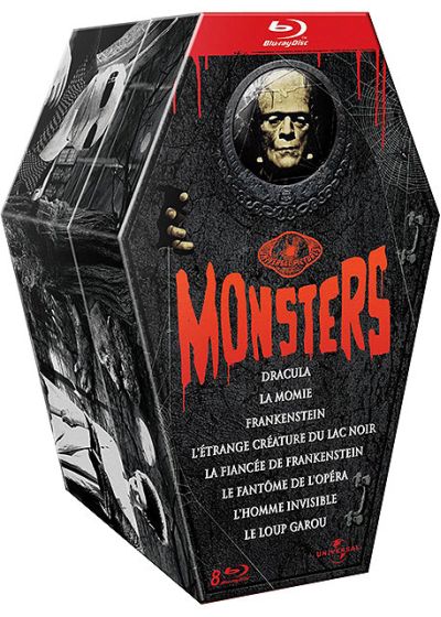 DVDFr - Universal Pictures Monsters - Coffret 8 films (Édition