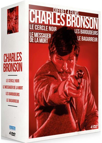 Charles Bronson - Coffret 4 films : Le Cercle noir + Le Messager de la mort + Les Baroudeurs + Le Bagarreur (Pack) - DVD