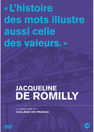 La Mémoire du Collège de France : Jacqueline de Romilly - DVD